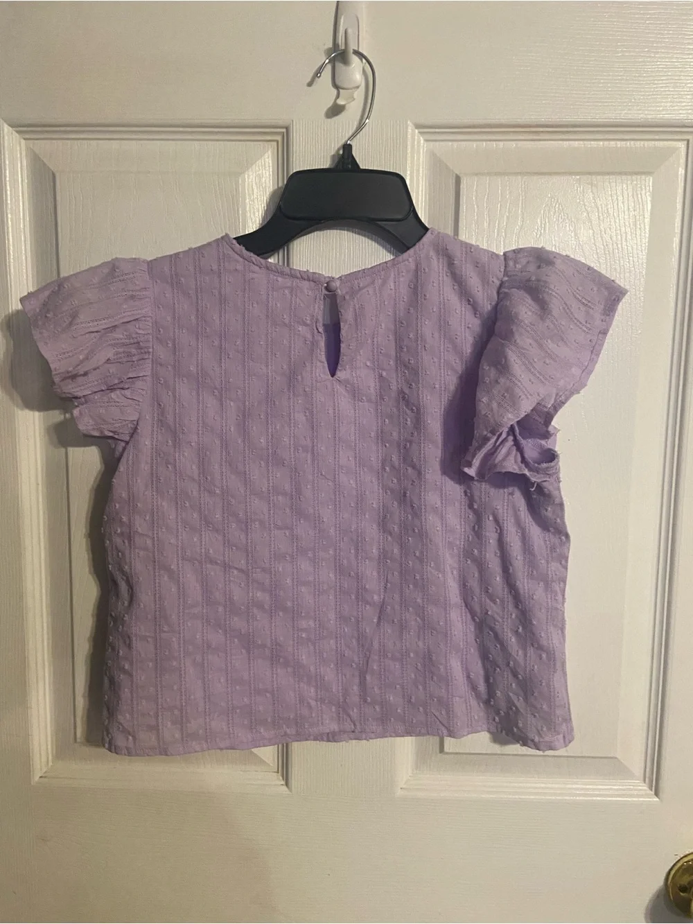 EUC Shop The Mint Girls Shirt & Skort Set Sz 10/12 Light Purple Short Sleeve